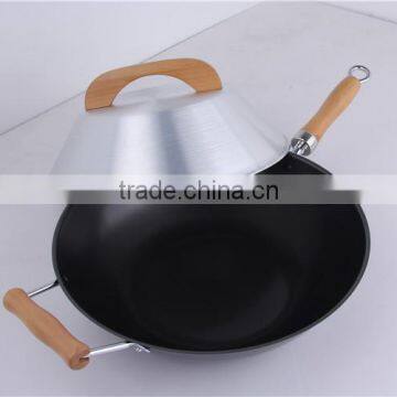 SGS Certificate 12 13 14 15 16 Inch Wok Nonstick Cookware Sets