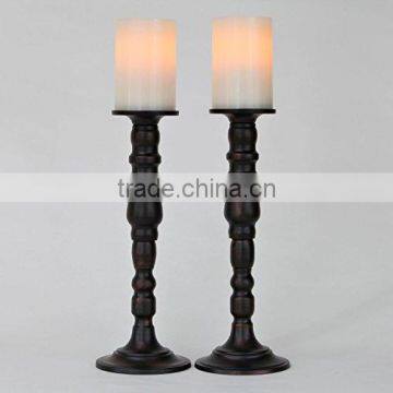 Ivory Flameless Pillar Candles With Timers
