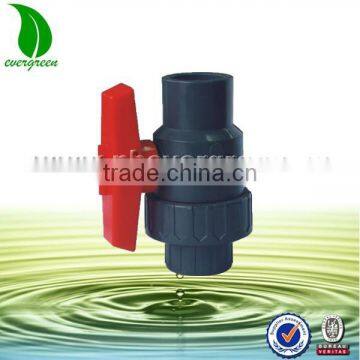 1/2" -4" PVC Single Union Ball Valve with thread or socket ends