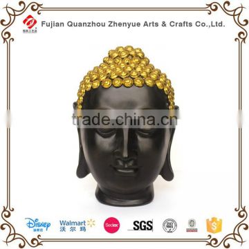 Resin buddha head statue