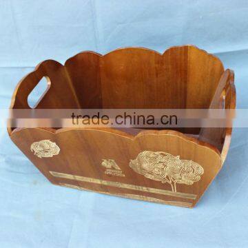 Wood Vintage Wine Crates For Wine Boxes photo-3