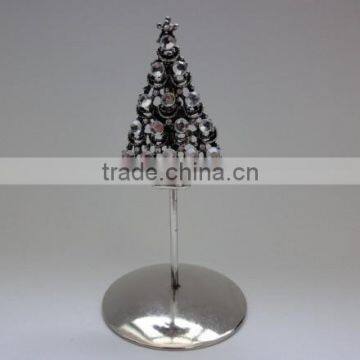 decorative table top card holder christmas tree design