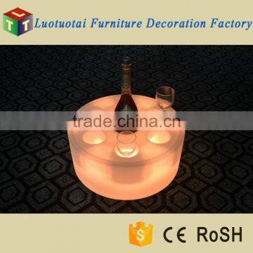 L43*W43*H18cm Swimming Pool Floating Illuminated LED Wine Tray/ice Bucket LED photo-6