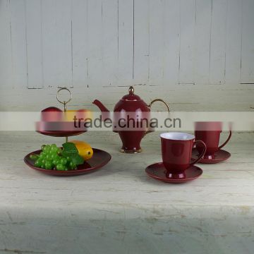 Factory suppliers novelty tableware ceramic chinese dragon tea sets