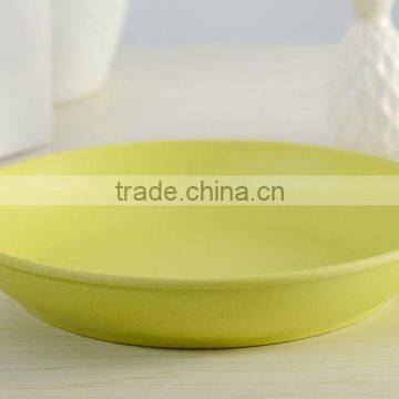 Wholesale Ecofriendly Bio Bamboo Fibre Plate Dishes photo-5