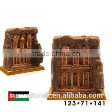 Summit Petra in Jordan modern famous building miniature