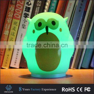 China Supplier Silicone Night Light New Product Animal Kid Owl Lamp photo-6