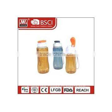 plastic material food grade water bottle,drinking bottle