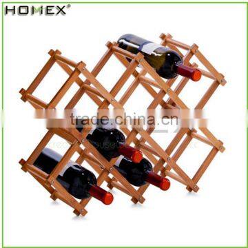 Bamboo decorative wine bottle holders Homex-BSCI