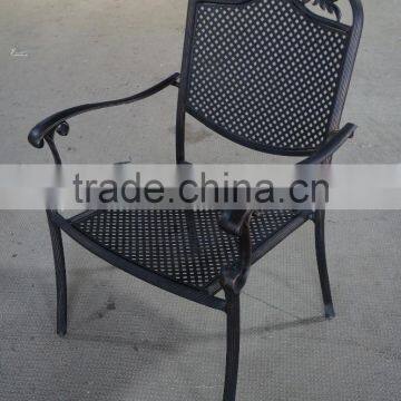 outdoor cast aluminum dinning chair