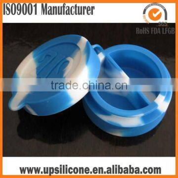 Eco-friendly Top Quality Nonstick Factory Silicone Jars Dab 5ml 7ml Wax Container Butane Oil Hash Silicone Container