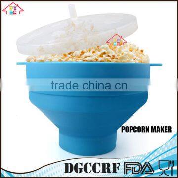 NBRSC Collapsible Microwave Silicone Popcorn Popper Maker With Handle photo-5