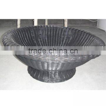 Luxury Wicker Dog Bed Round Rattan photo-3
