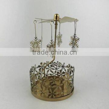 Metal Rotary Candle Holder/Christmas Candle Holder photo-2