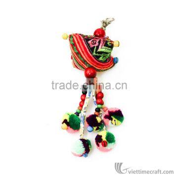 Handmade Vibrant Fabric Animal-shaped Keychain, Promotional Keychain, Souvenir Keychain photo-4