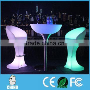 Factory Directly Sale 60*60*110cm LED Cocktail Table With Remote photo-4