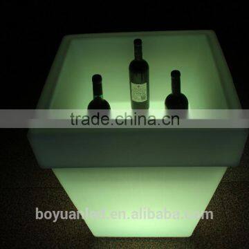 Plastic Material Led Flower Pot With IR Remote Control, Plastic Big Outdoor Led Flower Pots photo-5