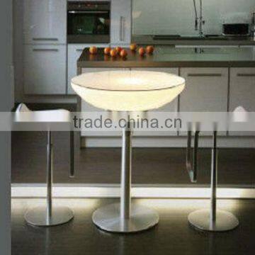 Modern Design Carly Salon and Party Used Shining Decorative LED Round Cocktail Table photo-3