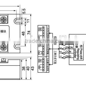 Threephase AC Voltage Regulator Module YJGU-3R3860A photo-2
