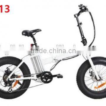 20inch With CE Certificate Foldable Fat Tire Brushless Hub Motor Electric Folding Bike photo-5
