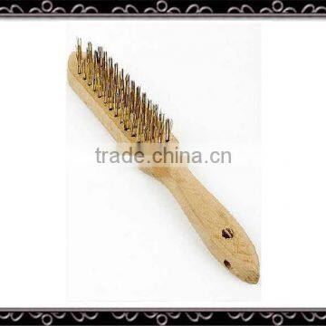 Wooden cleaning brush