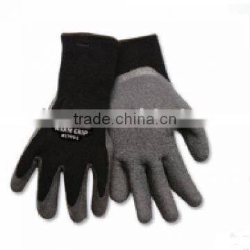 thermal lined-latex coated gripping glove