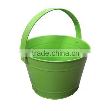 Galvanized Steel, any color avialiable, Watering Bucket