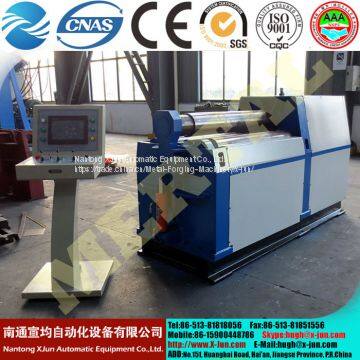 CE Approved Hydraulic W12 hydraulic 4 roller plate roll bending machine Veneer reeling machine