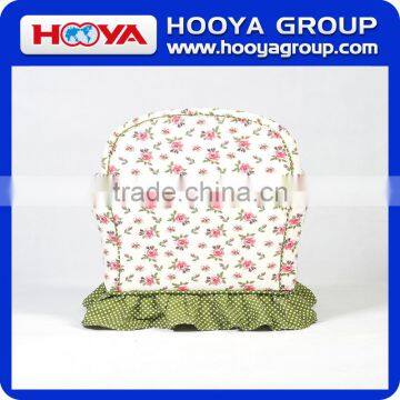 Farmhouse Style Kids Sofa,flower +green Bottom White Dots Cushion,W61cm* D43cm* H48cm,canvas+sponge+crude Wood photo-3
