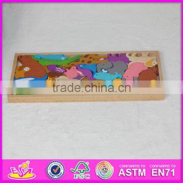 2016 Educational Wooden Animal Children Toy Puzzle W14A158 photo-4