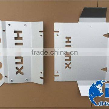 Alloy aluminum plate White color for Toyota Hilux Vigo