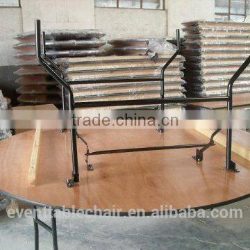 30*96" PVC Table Edge Plywood Wooden Foldable Table photo-6