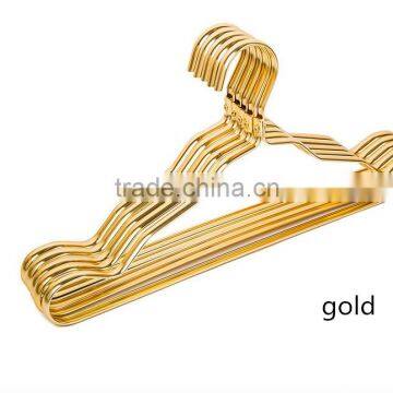 YiWu Metal Clothes Bulk Alloy Metal Hangers Copper Wire Coat Hangers photo-2
