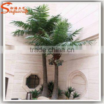 Factory Hot Sale Artificial Coconut Tree Differant Types of Plants and Trees Make Artificial Fake Coconut Palm Tree photo-6