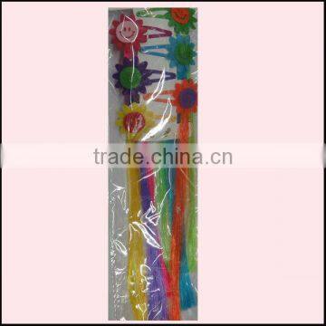 Environment Friendly Wigs With Sunflower Snap Clips For Girls photo-1