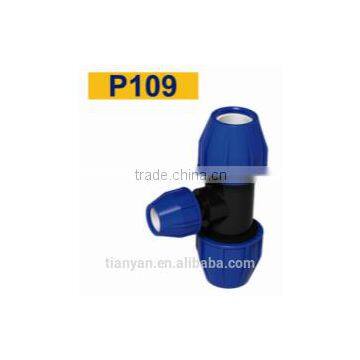 TY High Quality PP Compression Fittings REDUCING TEE Eco-friendly Cheap Price Full Size Factory Price List Discount photo-2