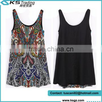 Custom Cotton Singlets Singlet Lady Vest Tops for Sale