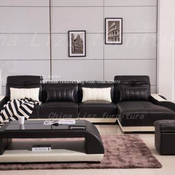 Hot Selling Modern Leder Corner Sofa Lizz Furniture photo-2