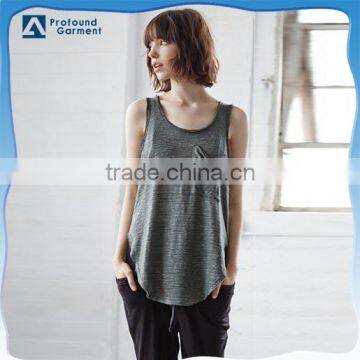 Casual Sleeveless Shades of Cool Tunic Women Loose Tank Top