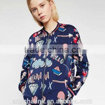 Best Selling Custom Cheap Girls Baseball Jacket Wholesale 2016 photo-2