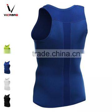 Nice Wholesale Sleeveless Custom Athletic Tank Tops Man Fitness photo-2