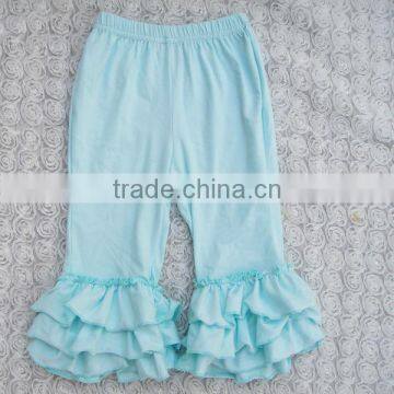 Hot Sale Baby Girls Ruffle Pants Triple Bottom Ruffle Children Icing Leggings Pants Wholesale Kids Legging Pants photo-5