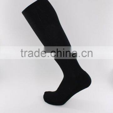 Black Nylon Knee High Soccer Wholesale Socks Men photo-3