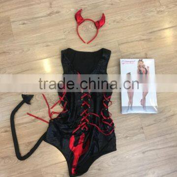 Hot Mature Women Devil Fashion Cosplay Costume With Tail photo-3