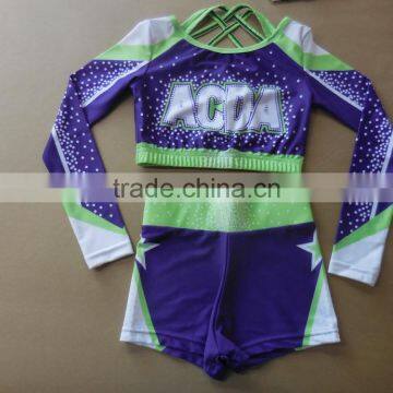 Cheerleading Shirt and Shorts, Plus Size Cheerleading Uniforms Custom