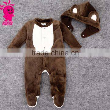 Spring and Autumn Polar Infant Clothes One Piece Newborn Sleepwear Baby Romper photo-6