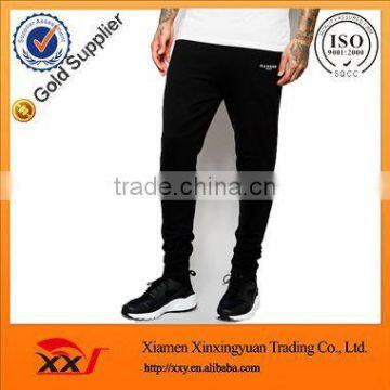 china supplier custom sport yoga pants men latest design cotton pants fashion cheap black printing sweatpants for men