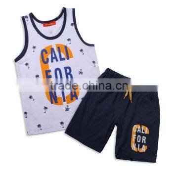 Wholesale Boys Sleeveless t Shirt,100% Cotton Kids Sleeveless t Shirt,chidren Vest photo-4