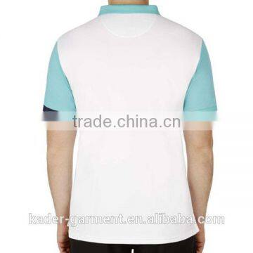 Wholesale China Color Contrast Golf Polo Shirt, Mens Polo T Shirt photo-3