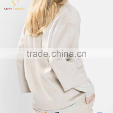 Women Winter Cashmere Wool Coats Ladies Short Coat photo-2